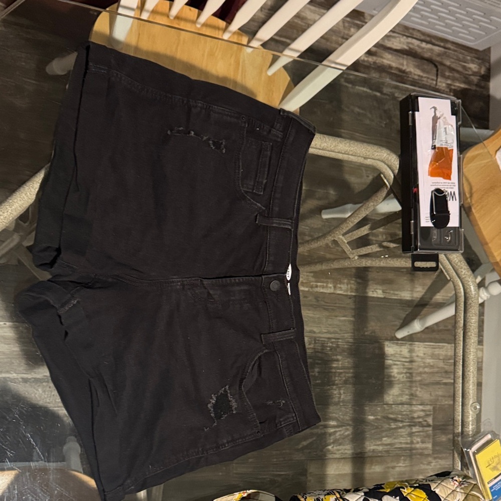 Old Navy Black Jean Shorts for Women